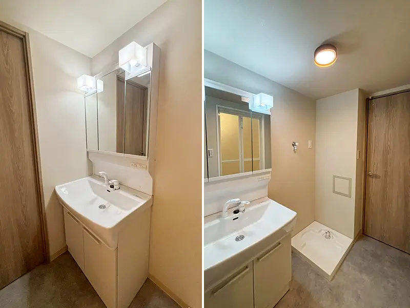 千里山ロイヤルマンション二番街B棟（3LDK）中古マンションの水回り
