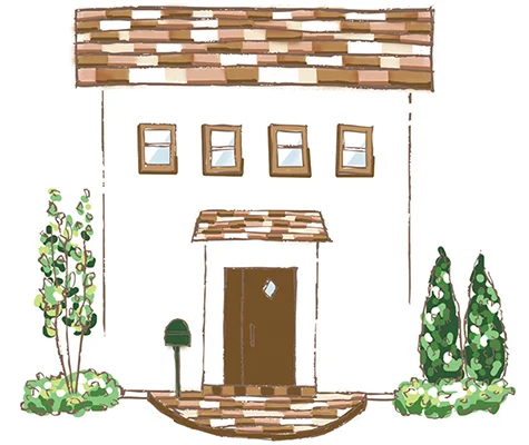 家のイラスト