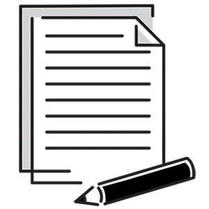 不動産会社の媒介契約書に署名する場面